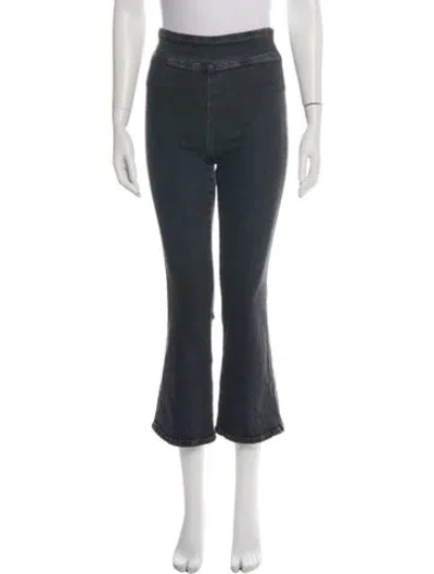 Pre-owned Frame Flared Pants In Blue