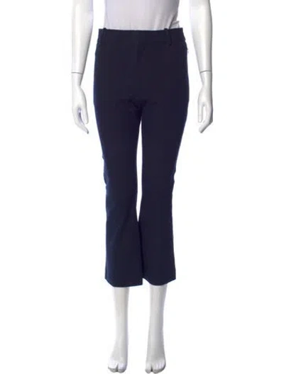 Pre-owned Frame Flared Pants In Blue