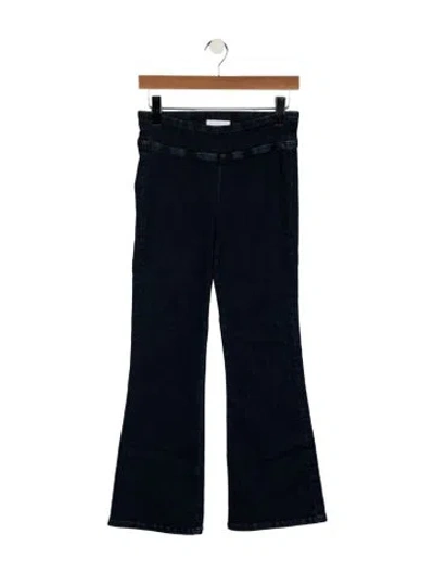 Pre-owned Frame Flared Pants In Blue