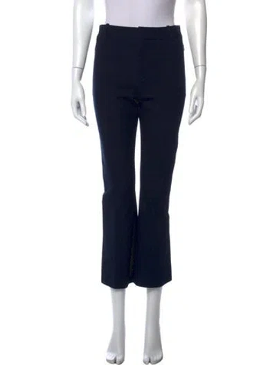 Pre-owned Frame Flared Pants In Blue