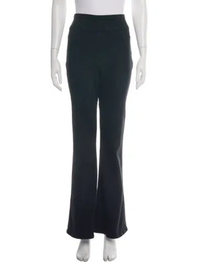 Pre-owned Frame Flared Pants In Blue