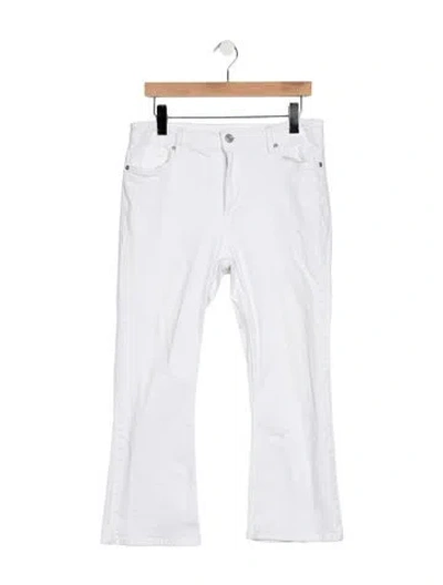 Pre-owned Frame Flared Pants In Blue