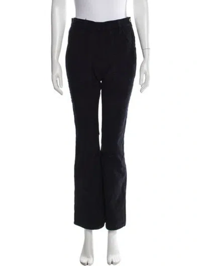 Pre-owned Frame Flared Pants In Blue
