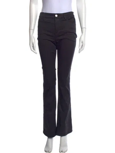 Pre-owned Frame Flared Pants In Blue