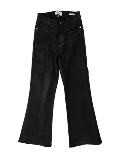 Pre-owned Frame Flared Pants In Blue