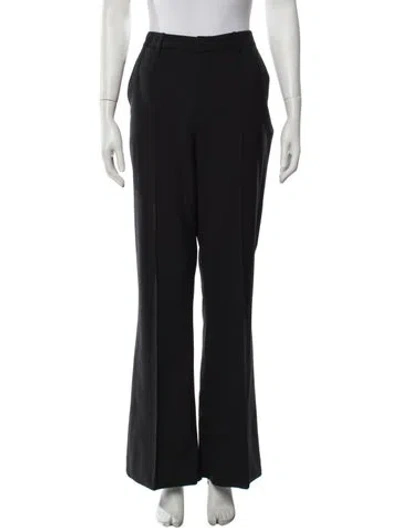 Pre-owned Frame Flared Pants In Blue