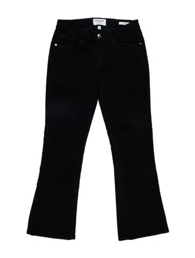 Pre-owned Frame Flared Pants In Blue