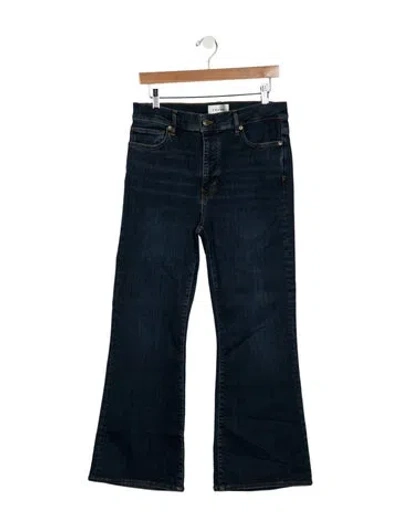 Pre-owned Frame Flared Pants In Blue