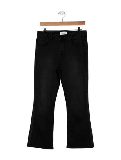 Pre-owned Frame Flared Pants In Blue