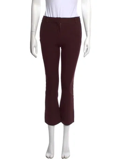 Pre-owned Frame Flared Pants In Brown