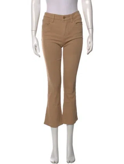 Pre-owned Frame Flared Pants In Brown