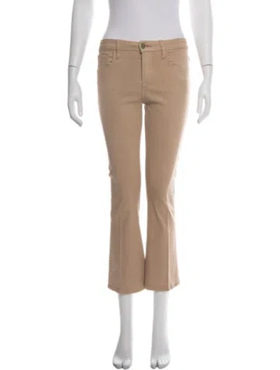 Pre-owned Frame Flared Pants In Brown