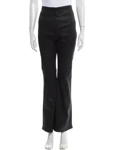 Pre-owned Frame Flared Pants In Gray