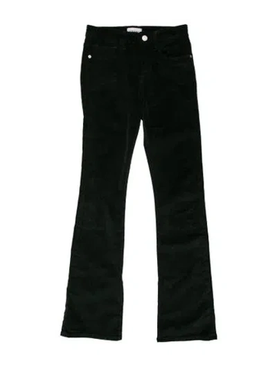 Pre-owned Frame Flared Pants In Green