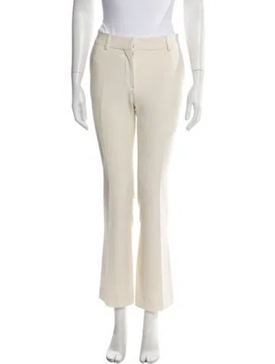 Pre-owned Frame Flared Pants In Neutral