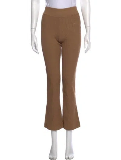 Pre-owned Frame Flared Pants In Neutral
