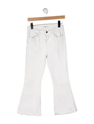 Pre-owned Frame Flared Pants In Neutrals