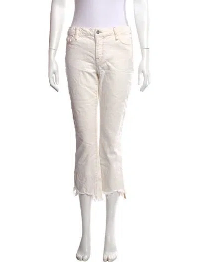 Pre-owned Frame Flared Pants In Neutrals