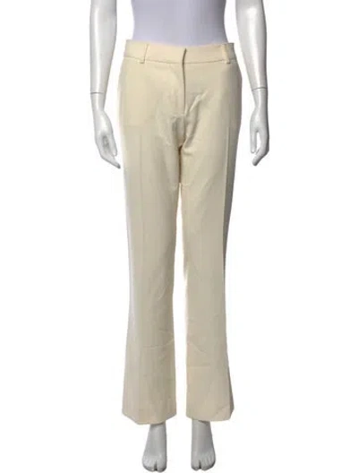 Pre-owned Frame Flared Pants In Neutrals