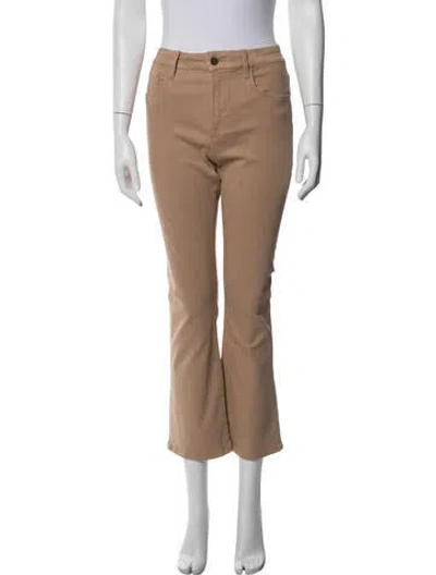 Pre-owned Frame Flared Pants In Neutrals