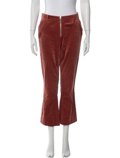 Pre-owned Frame Flared Pants In Orange