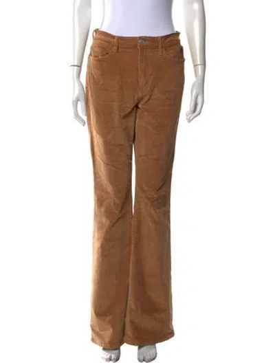 Pre-owned Frame Flared Pants In Orange