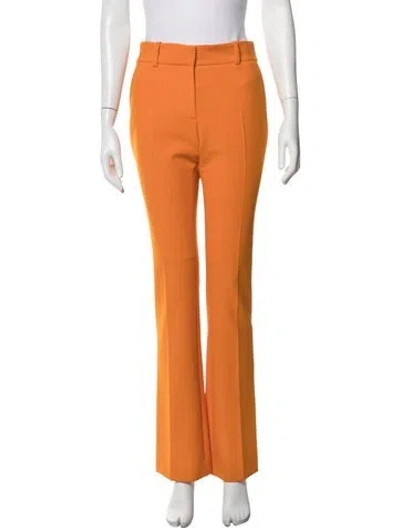 Pre-owned Frame Flared Pants In Orange