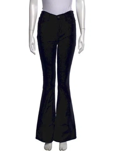 Pre-owned Frame Flared Pants W/ Tags In Black