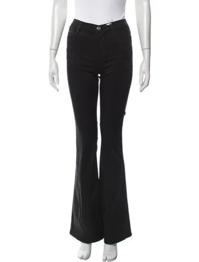 Pre-owned Frame Flared Pants W/ Tags In Black