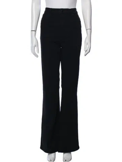 Pre-owned Frame Flared Pants W/ Tags In Black