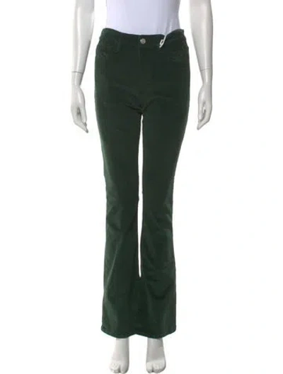 Pre-owned Frame Flared Pants W/ Tags In Green