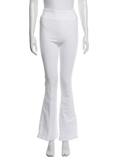 Pre-owned Frame Flared Pants W/ Tags In White