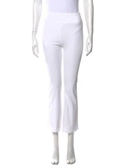 Pre-owned Frame Flared Pants In White