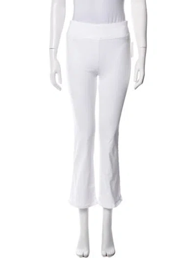 Pre-owned Frame Flared Pants In White