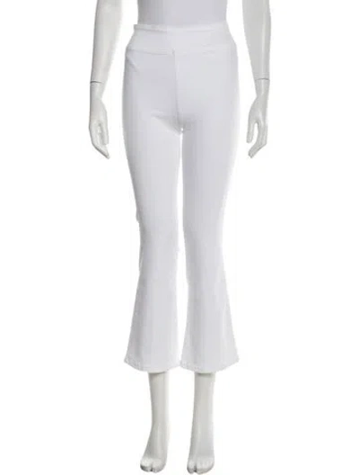 Pre-owned Frame Flared Pants In White