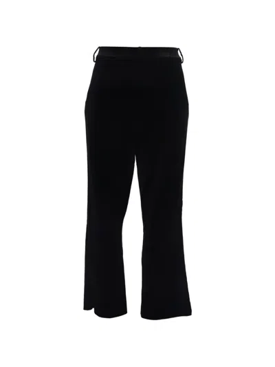 Pre-owned Frame Flared Trousers In Black