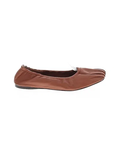 Pre-owned Frame Flats In Brown