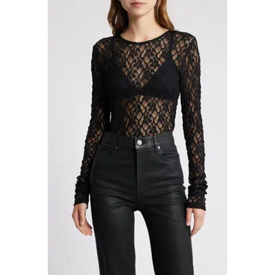 FRAME FRAME FLORAL LACE TOP