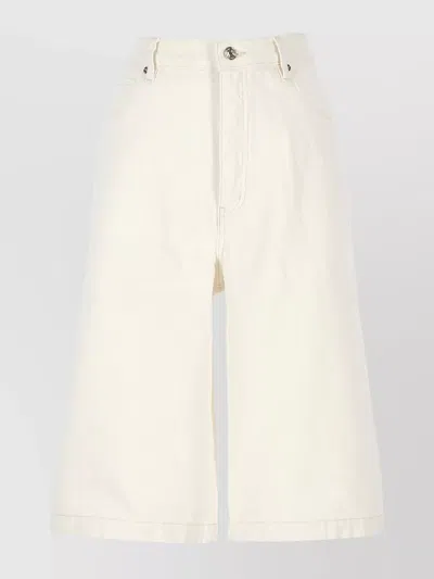 FRAME FRONT BUTTON ZIP SHORTS