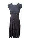 Frame Gathered Midi Dress