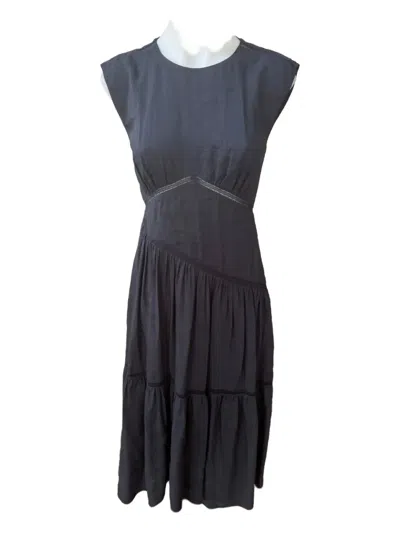 Frame Gathered Midi Dress