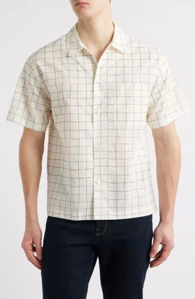 FRAME FRAME GEO PRINT CAMP SHIRT