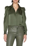 Frame Gillian Silk Blouse In Surplus
