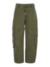 Frame Belt-loop Jeans In Green