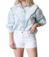Frame Hang Short In White In White