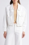Frame White Heart Denim Jacket