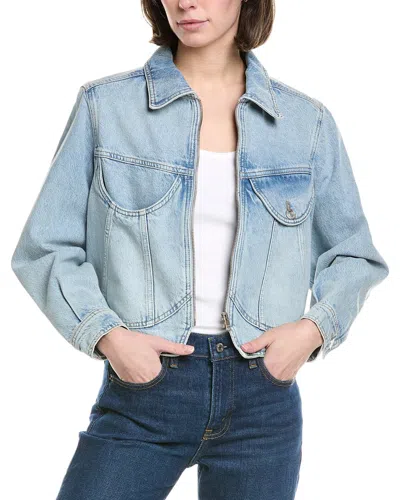 Frame Heart Jacket In Blue