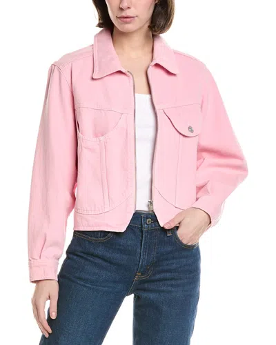 Frame Heart Jacket In Pink