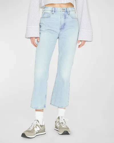 Frame High N Tight Crop Mini Bootcut Jean In Legacy In Multi