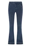 Frame High-rise Flared Jeans